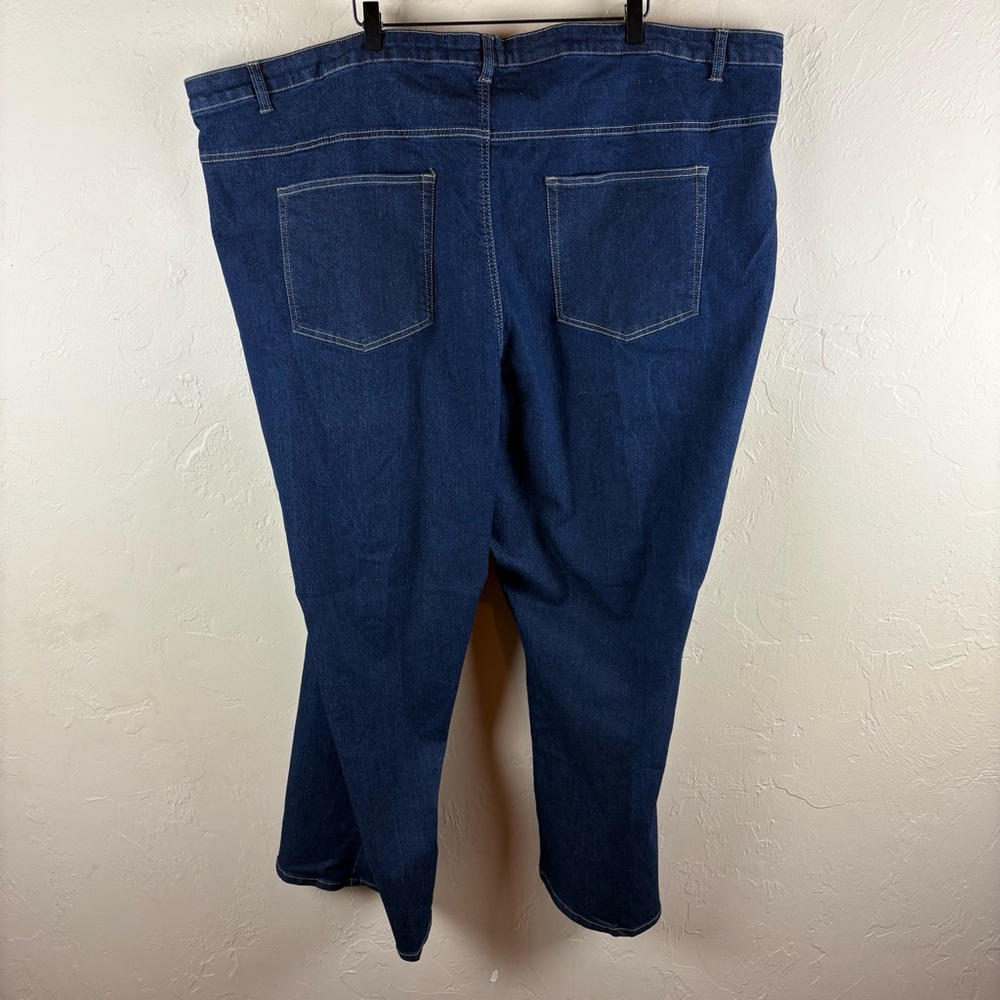 Woman Within Dark Blue Denim Jeans Women’s size 36W - Picture 4 of 10